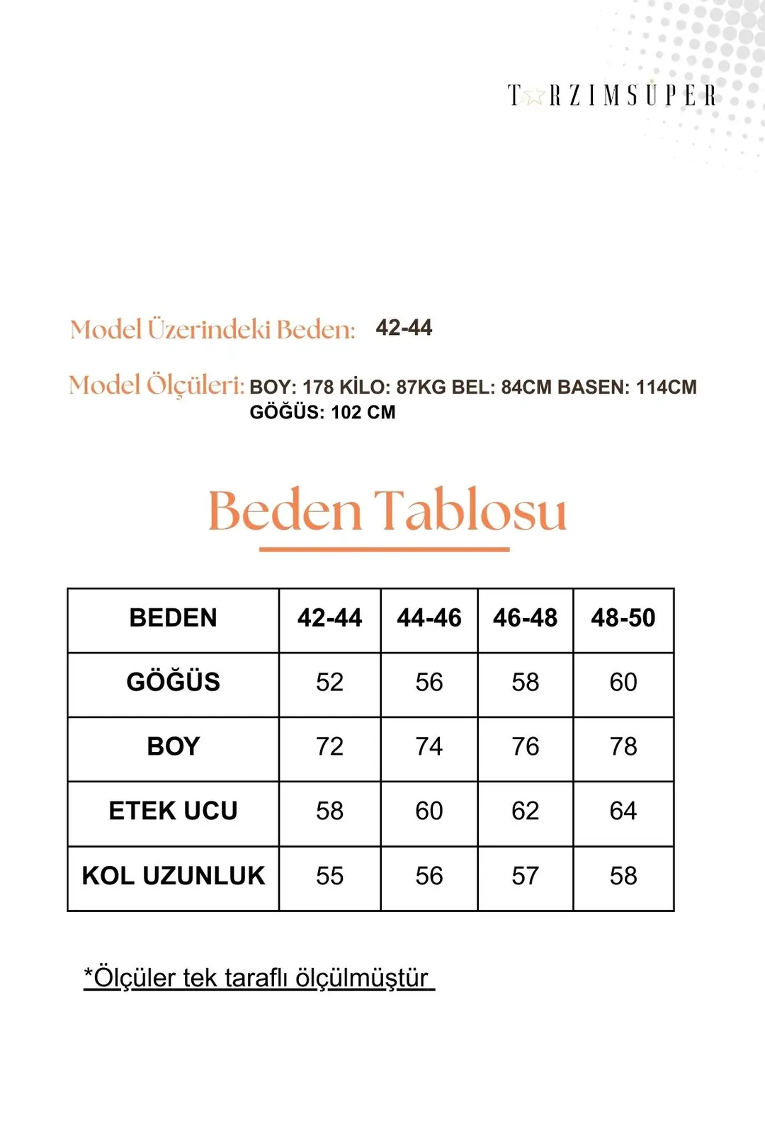 Büyük Beden Fermuarlı Polo Yaka Kristal Kumaş Tesettür Tunik 42-52 Beden | Yırtmaçlı Rahat Kesim