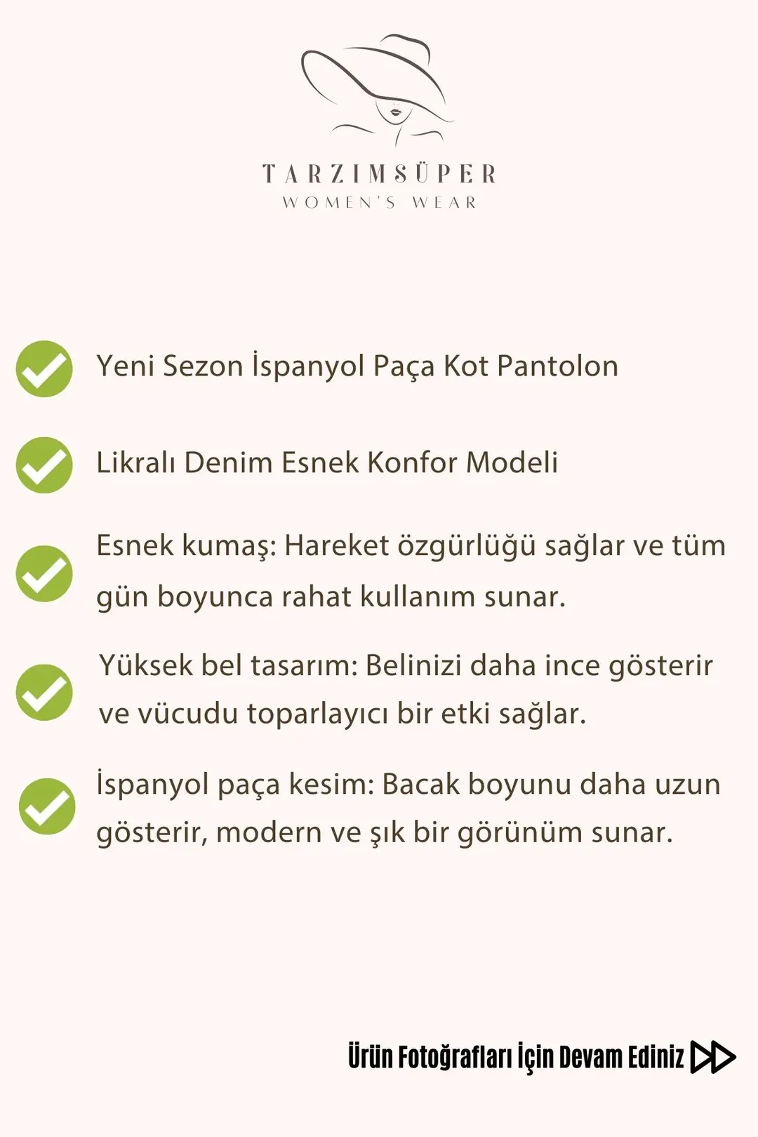 Büyük Beden Yeni Sezon İspanyol Paça Yüksel Belli Likralı Esnek Konfor Modeli Jeans Kot Pantolon