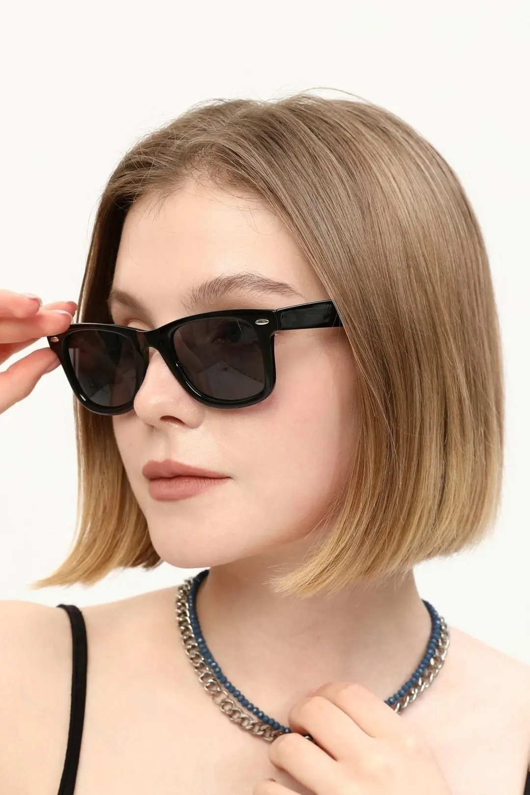 Yeni Sezon Uv Filtreli Güneş Gözlüğü Kırılmaz Hafif Konfor Modeli Şık Unisex Güneş Gözlüğü Siyah