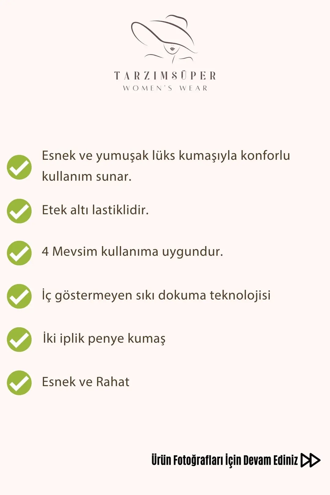 Büyük Beden Çizgili Penye Tunik  Esnek Konforlu Uzun Kollu Model