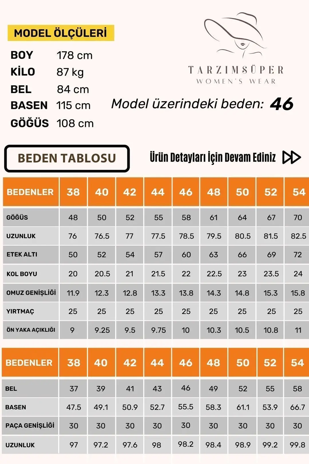 Büyük Beden Yandan Yırtmaçlı Konfor Modeli Takım Pantolonlu Tunik 2'li Alt-üst Takım