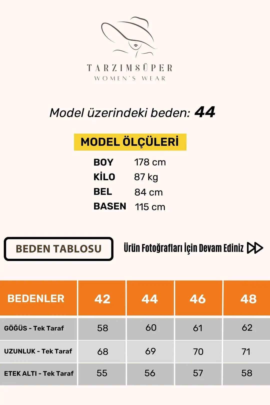 Büyük Beden Şerit Pul Desenli Kısa Kollu V Yaka Penye Tunik T-Shirt - Rahat Konfor Modeli