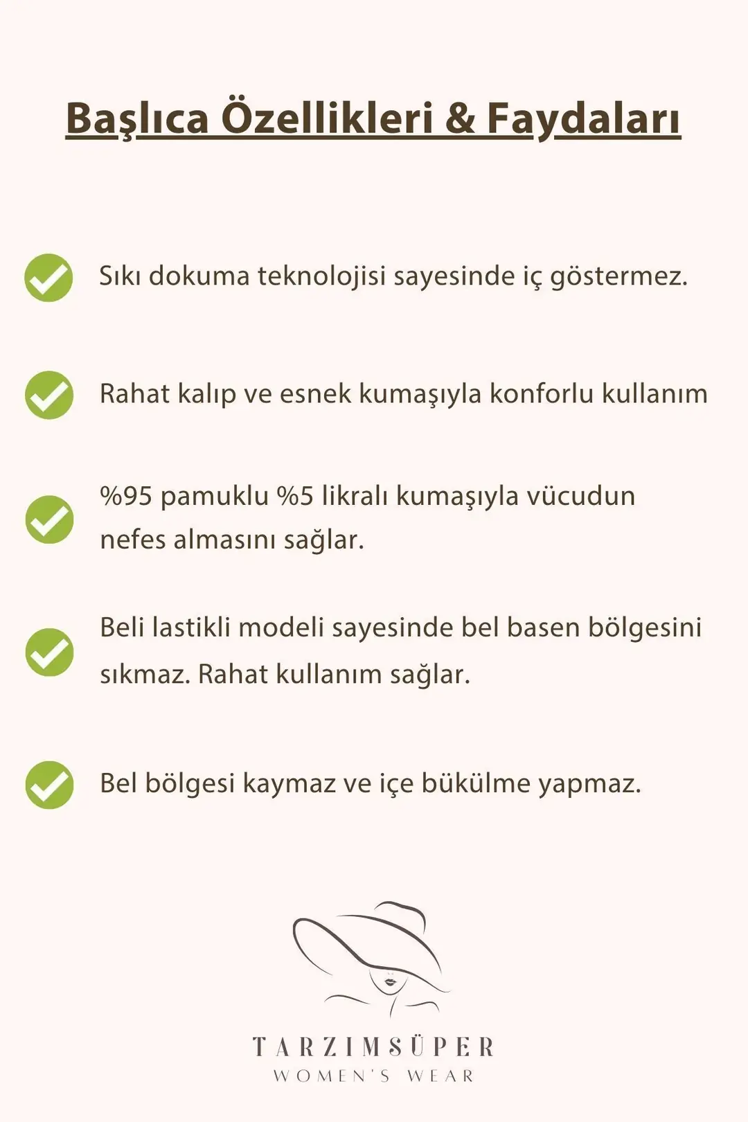 Kadın Büyük Beden Beli Lastikli Pamuklu Esnek Ve Rahat Kalıp Pantolon Günlük Kullanıma Uygun Likralı